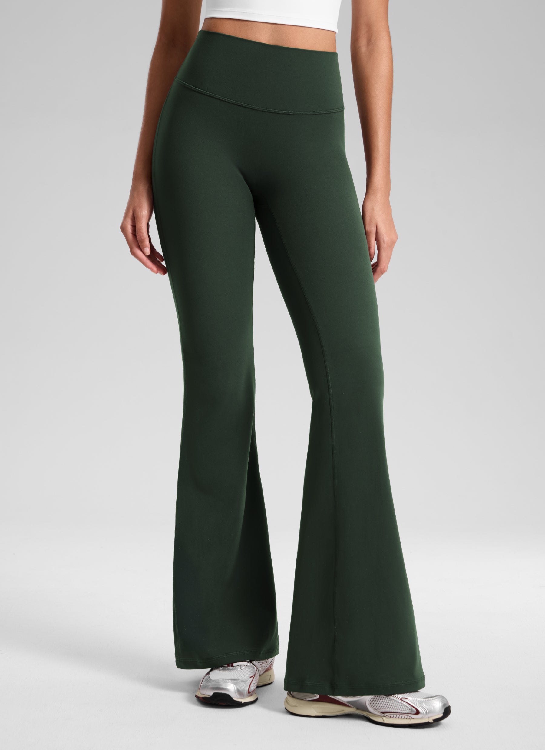 CRZ YOGA Softretch No Front Seam Flare Legging 29", official product photo