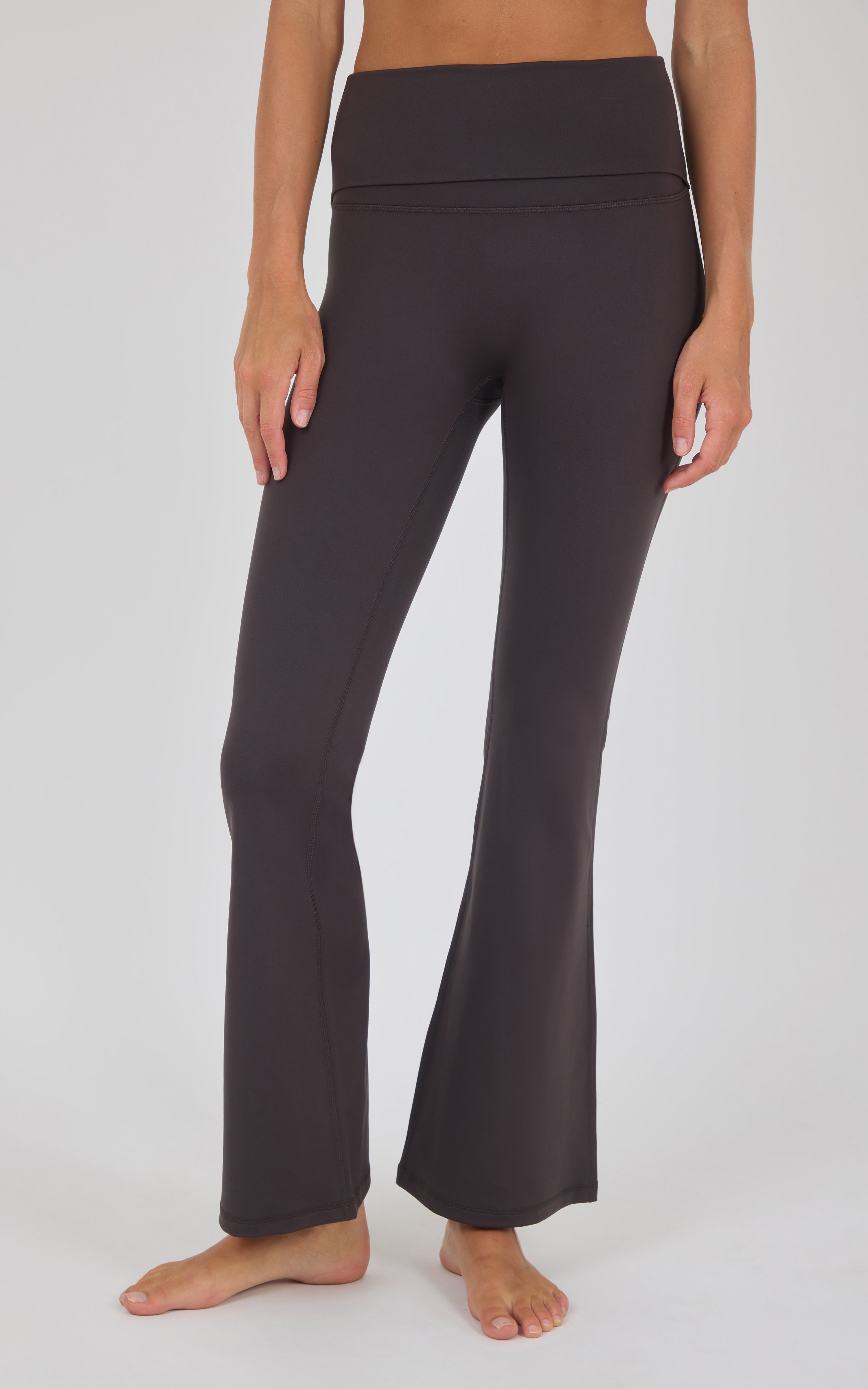 90 Degree by Reflex Lux Grayson Foldover Flared Leg Pant, official product photo