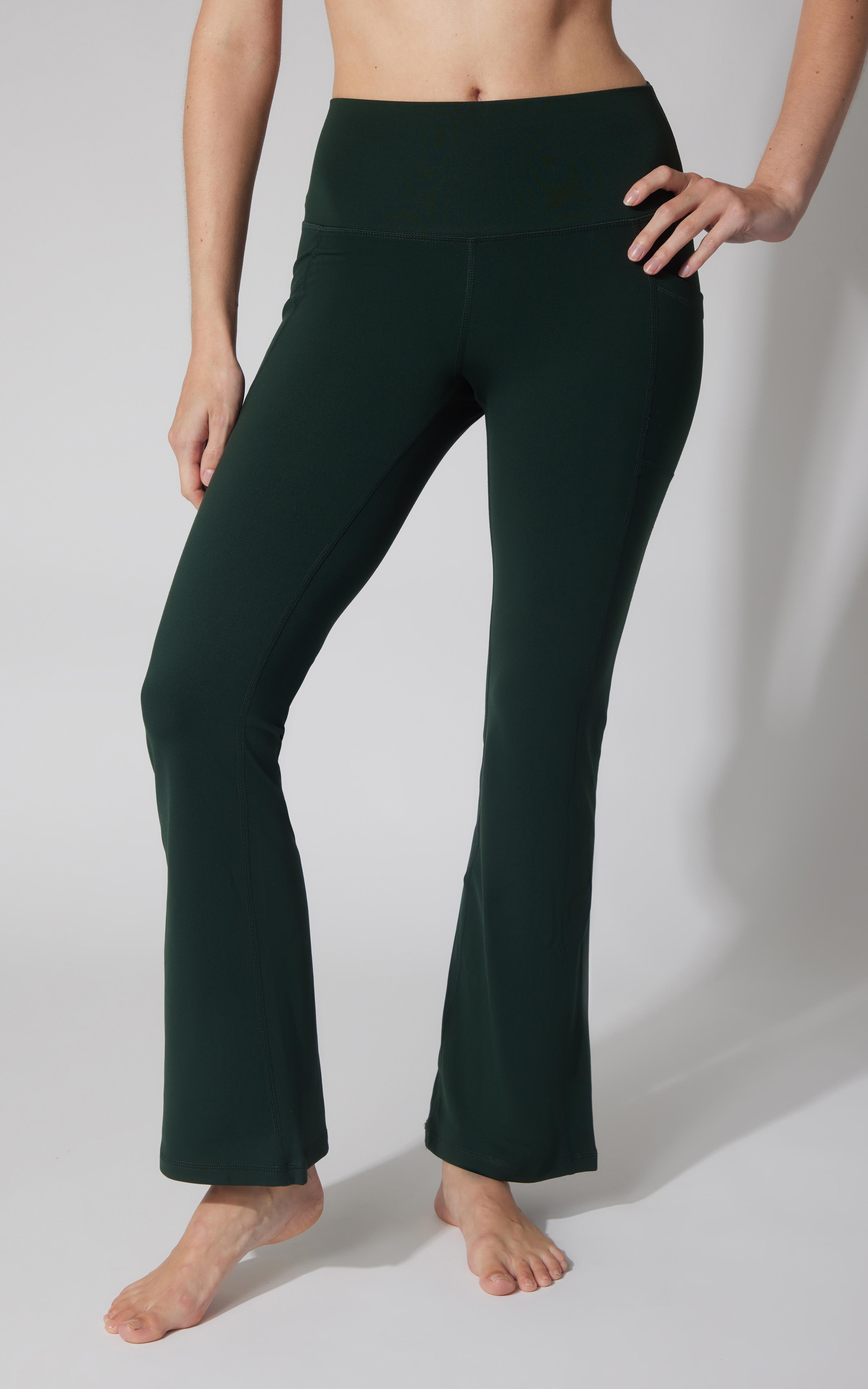 90 Degree by Reflex Polarlux Tribeca Elastic Free 29.5" Side Pocket Flare Leg Pant, official product photo